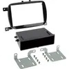 ACV Kit support avec vide poche compatible avec Fiat 500 - Noir brillant