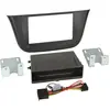 ADNAUTO Kit Support Autoradio Compatible Avec Iveco Daily Vi Avec Vide Poche Induction Qi - Noir