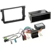 ACV Adnauto - Kit Installation autoradio 2DIN can Bus compatible avec vw Seat Skoda ap03 noir
