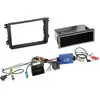 ACV Adnauto - Kit Installation autoradio 2DIN vide poche swc Adaptateur ant. compatible avec vw Seat Skoda ap03 noir