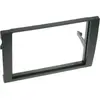 ACV Adaptateur de façade 2-DIN Audi A4 B6 / B7 2002 - 2009 noir