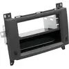 ACV Adaptateur de façade soft touch 2-din inbay pour mercedes viano / vito noir