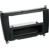 ACV Facade autoradio 2DIN compatible avec Mercedes classe clk ap04 Avec Vide poche Induction Qi Noir