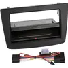 ACV Facade Autoradio 2din Compatible Avec Alfa Romeo Mito Ap08 Avec Vide Poche Induction Qi Noir
