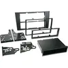 ACV Adaptateur de façade 2-DIN avec vide poche Audi A4 (B5) 1999 - 2001 noir