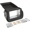 ACV Adaptateur de façade 2-DIN Peugeot / Fiat noir
