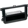 ACV Adaptateur de façade 2-DIN avec vide poche PRO Seat/Skoda/VW noir