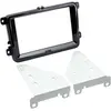 ACV Adaptateur de façade 2-din pour seat / skoda / vw noir piano nc