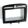 Acv Adaptateur de façade 2-DIN Peugeot 308 / 308 CC / RCZ noir nacre