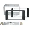 Adaptateur de façade 2-DIN soft touch pour MAN TGX 2007 - ACV - Noir
