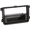 ACV Adaptateur de façade 2-din pour avec vide poche seat / skoda / vw noir