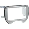 Adaptateur de façade 2-DIN Nissan Micra (K13) 2011 - 2013 gris