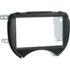 ACV Adaptateur de façade 2-din pour nissan micra (k13) 2011 - 2013 noir nc