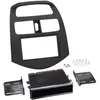ACV Adaptateur de façade 2-din pour avec vide poche chevrolet spark 2012 > noir