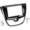 MyHandsfree Kit Facade autoradio 2DIN compatible avec Opel Karl ap15 Noir brillant