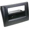 Adaptateur de façade 2-DIN ACV pour Fiat Stilo avec vide poche - Noir
