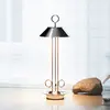 Sigor Lampe de table LED rechargeable Nudiderot, chrome, aluminium, IP...
