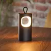 Sigor Lampe à poser rechargeable LED Lunari, noir, 16 cm, métal, CCT I...