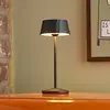 Sigor Lampe à poser LED rechargeable Facetta, lot de 3, noir, 22 cm, I...