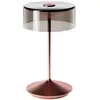 Sigor Lampe de table LED rechargeable Numotion, or rose, verre, IP54, intensité