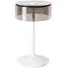 Sigor Lampe de table LED rechargeable Numotion, blanc, verre, IP54, intensité variable
