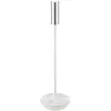 Sigor Lampe de table LED rechargeable Nucandle, blanc/argent, IP54, in...
