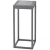 Sigor Lampe solaire LED Numove, gris graphite, hauteur 32,5 cm