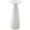 Sigor Lampe à poser LED rechargeable Nuflair, blanc, IP54, intensité variable, 24 cm