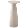 Sigor Lampe à poser LED rechargeable Nuflair, beige, IP54, intensité variable, 24 cm
