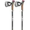 Leki - Flash Carbon - Bâtons de marche nordique taille 100 cm, vert/jaune
