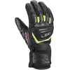 Gants de ski alpin LEKI GANTS WCR TEAM 3D (black-ice lemon) JUNIOR