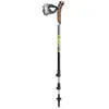 Batons de marche nordique leki traveller alu gris noir jaune  90 130 cm