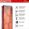 Displex Vitre de Protection (10H) + Coque pour Apple iPhone 14 Pro Max, Cadre de Montage écologique, Coque en Verre trempé, Film de Protection Anti-Rayures