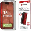 Displex Protection d'écran en verre trempé Privacy Apple iPhone 16 Pro Max