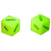 Dés de l'Amour Glow in the Dark Set - Version en anglais
