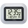 Technotrade Technoline , Horloge murale radiocommandée WS 8005, argent-noir, 22,6 x 3 x 18 cm
