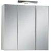 FMD Armoire de salle de bain avec miroir 70x19x67,6 cm blanc