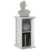 3S. x Home FMD Table d'appoint avec porte 57,4 cm Blanc