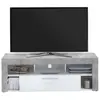 Meuble TV Vidi - FMD - 150 cm - Contemporain - Design - Bois - Blanc
