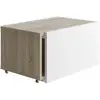 FMD Table Basse Extensible avec Caisson Coulissant L74-125 cm - Slide