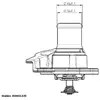 Wahler 410937.82d Thermostat, du liquide de refroidissement