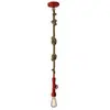 Näve Suspension Vintage avec corde en chanvre - rouge