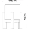 Näve Lampe de table LED Madita, hauteur 19 cm, Natur/ lin