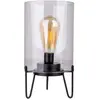 Näve Lampe déco LED Lonna, batterie, verre, métal