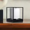Näve Lampe à poser Beta en métal abat-jour tissu blanc