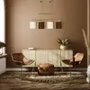 Näve Suspension Tilde abat-jour textile 4 l, brun/beige