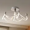Näve Plafonnier LED Festos, nickel mat, dimmable