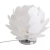 Näve Lampe à poser Fora en forme de fleur, blanche