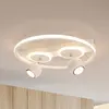 Näve Plafonnier LED Ronda, blanc, deux lampes