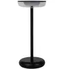 Näve Lampe de terrasse à LED rechargeable Pasi noire hauteur 26cm méta...